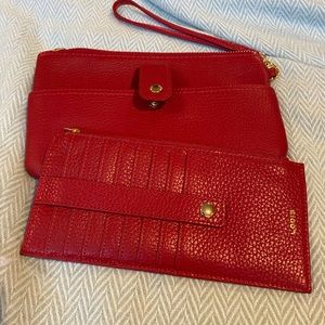 Wristlet with wallet